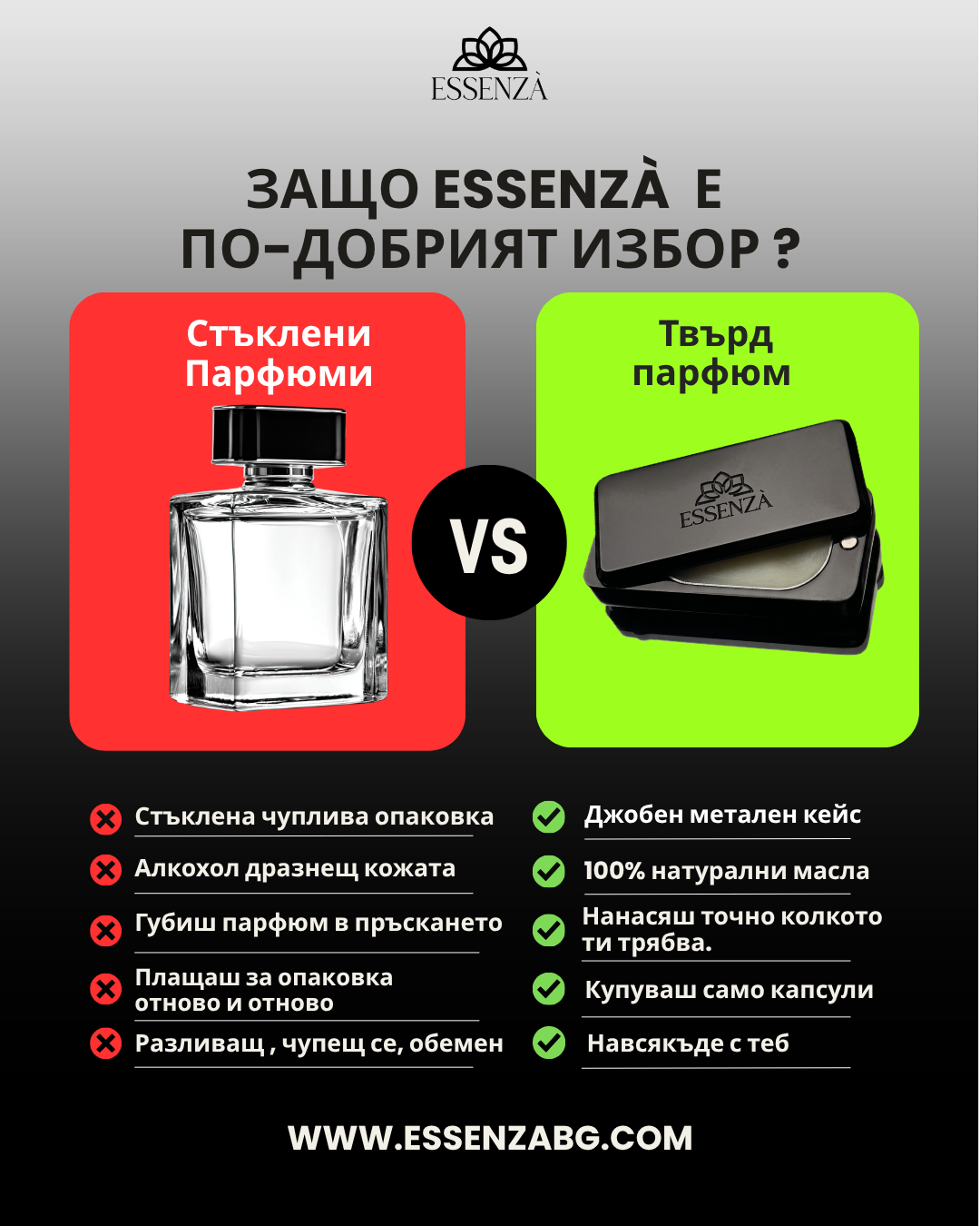 ESSENZÀ CHROME SILVER + ПАРФЮМНА КАПСУЛА