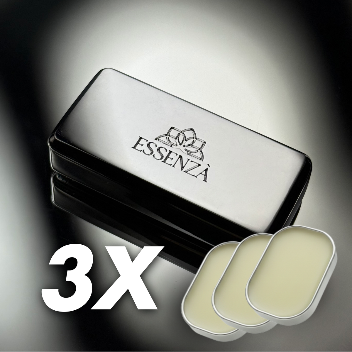 ESSENZÀ CHROME SILVER + 3 ПАРФЮМНИ КАПСУЛИ